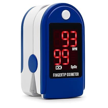 Oxímetro de Pulso Digital Led para Dedo Medidor de Saturação de Oxigênio Spo2 e Bpm