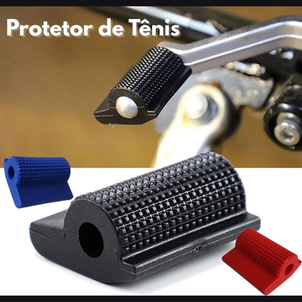 Protetor de tênis para moto acessórios para moto pedal marcha