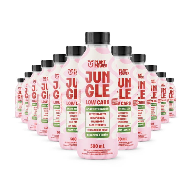 Bebida Jungle Melancia e Limão Low Carb 12 unds - Plant Power