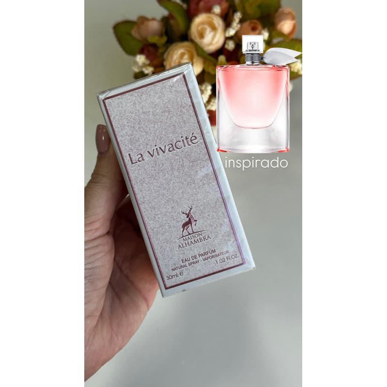 Perfume La Vivacité Maison Alhambra 30ml Original - Feminino Cítrico Floral Importado