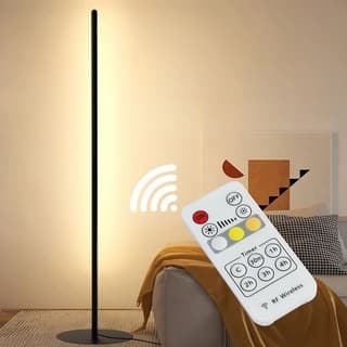 Luminária de chão led nórdica luz ambiente de canto acrílico, adequada para iluminação led branco