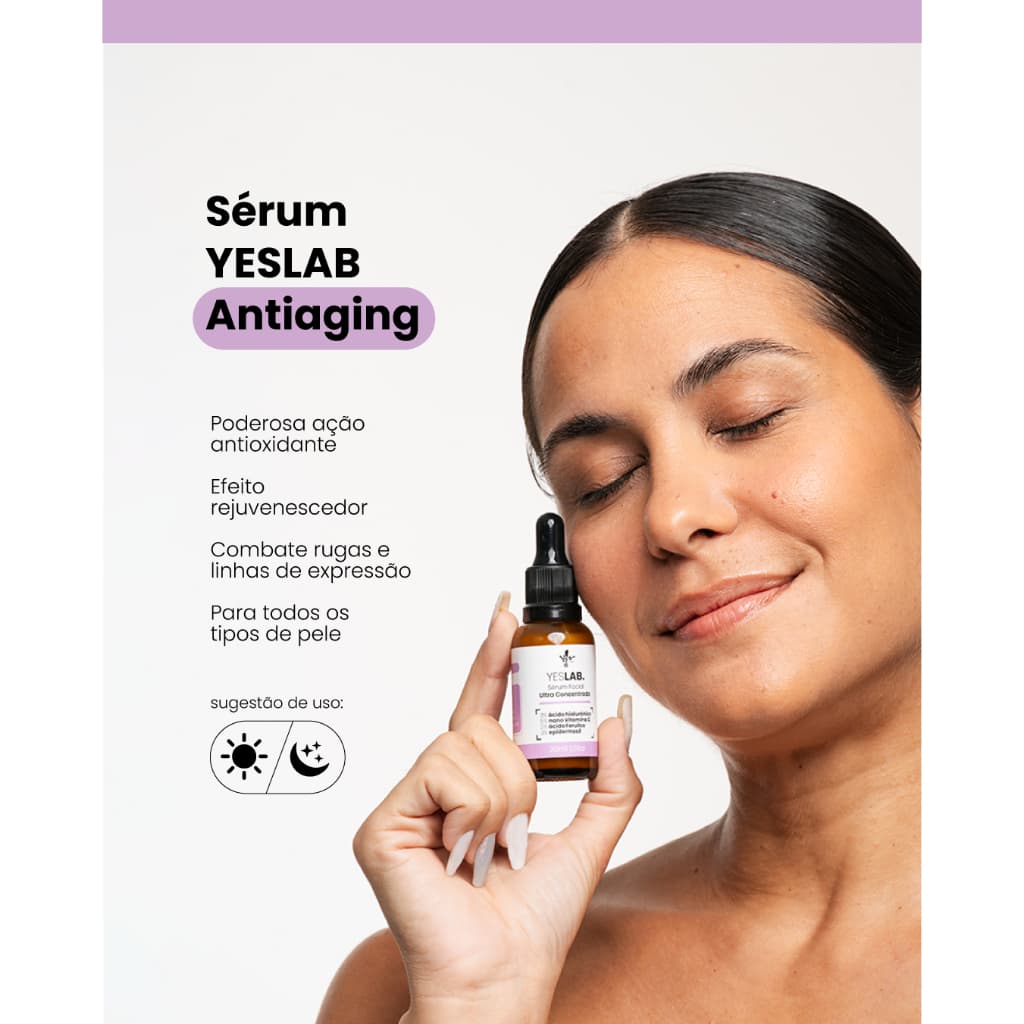 ANTIAGING 30ML SERUM FACIAL YES LAB ANTI IDADE