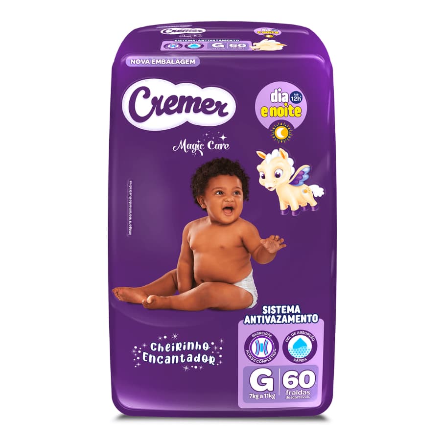 Fraldas G 60 Unidades - Cremer