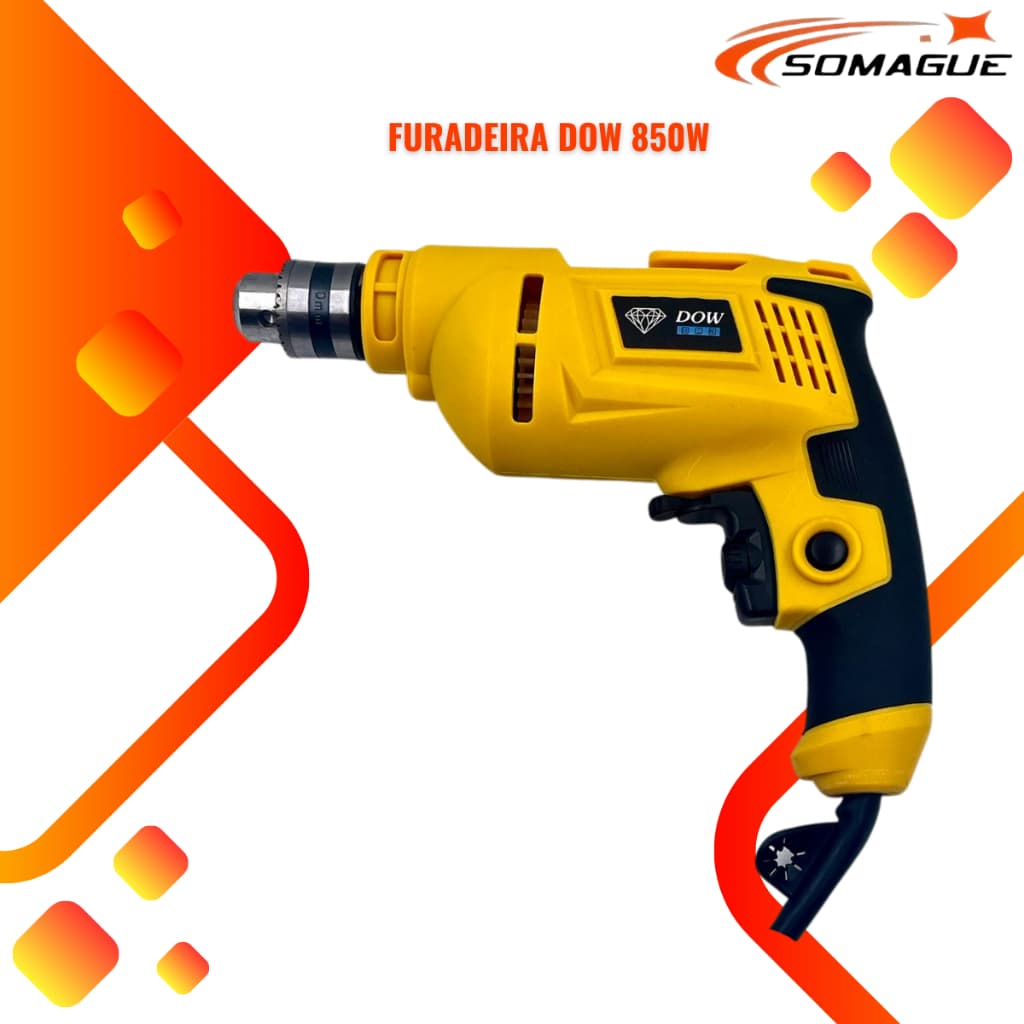 Furadeira  e Parafusadeira  850W Mandril Chave 10 mm 220v