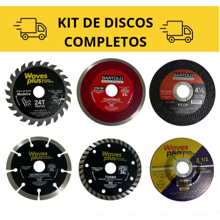 disco de corte continuo Kit  unidades / Makita / serra marmore/ disco de corte diamantado / 110mm