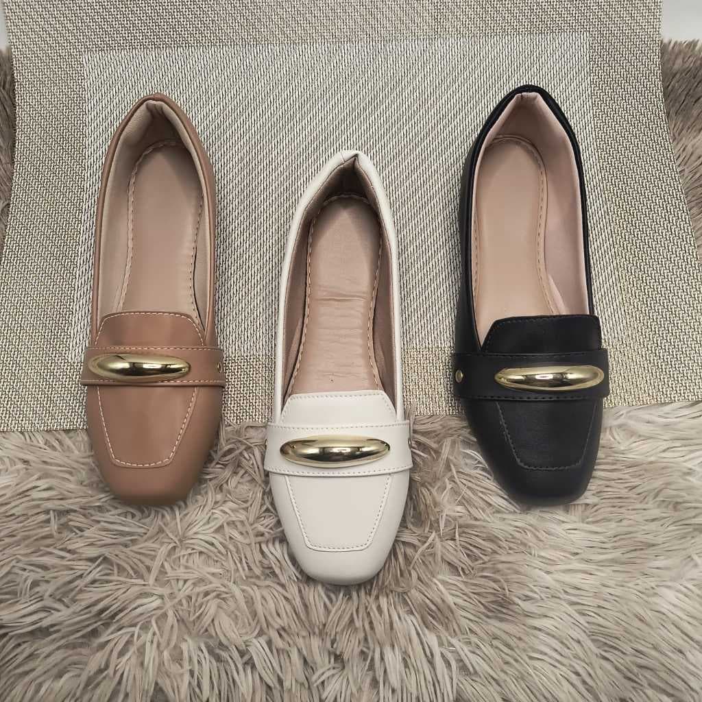 Mocassim Feminino Sapatilha Feminina Confortavél Enfeite Moderno Calcado Mulher Moda