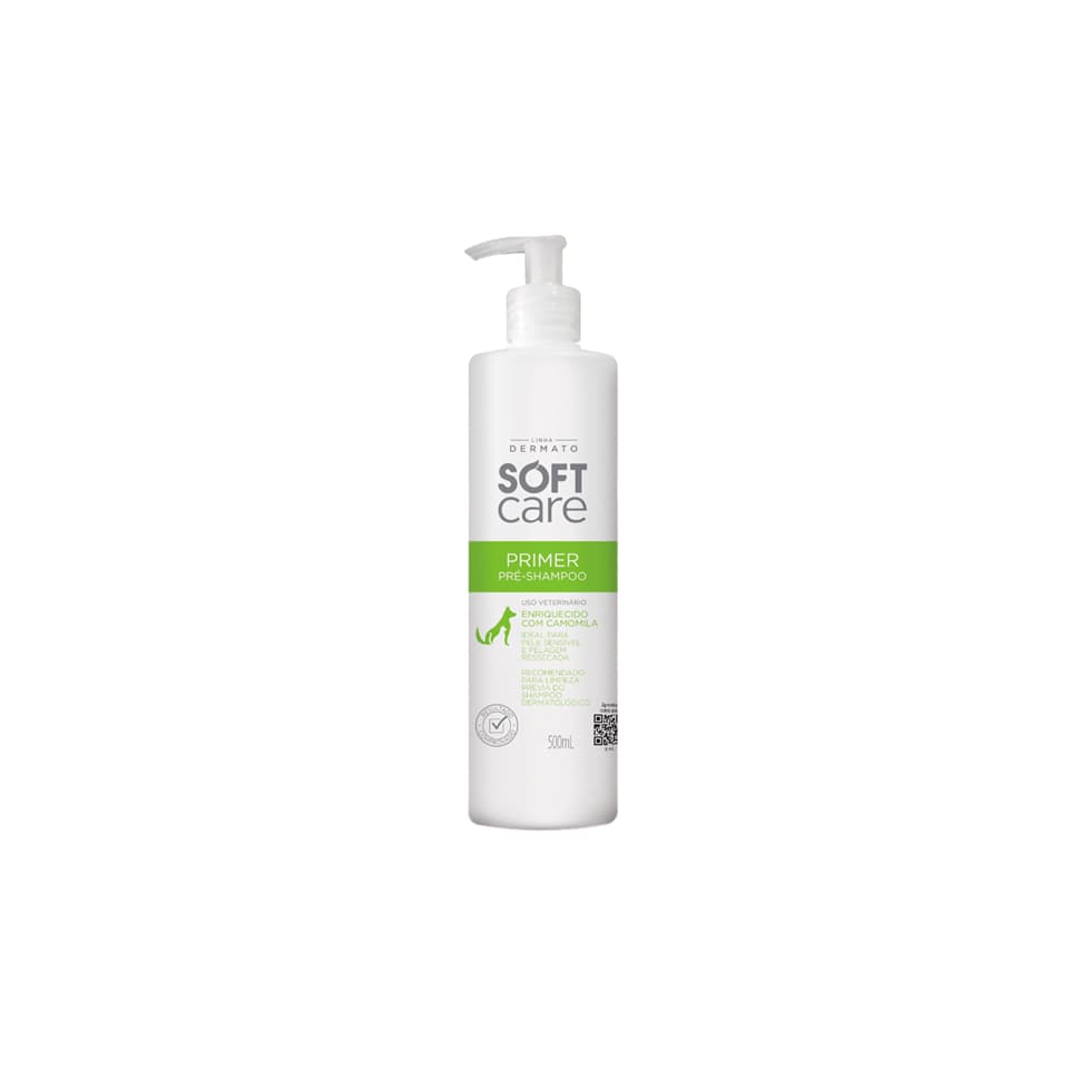 Shampoo Primer Soft Care Para Cães e Gatos Pet Society 500ml