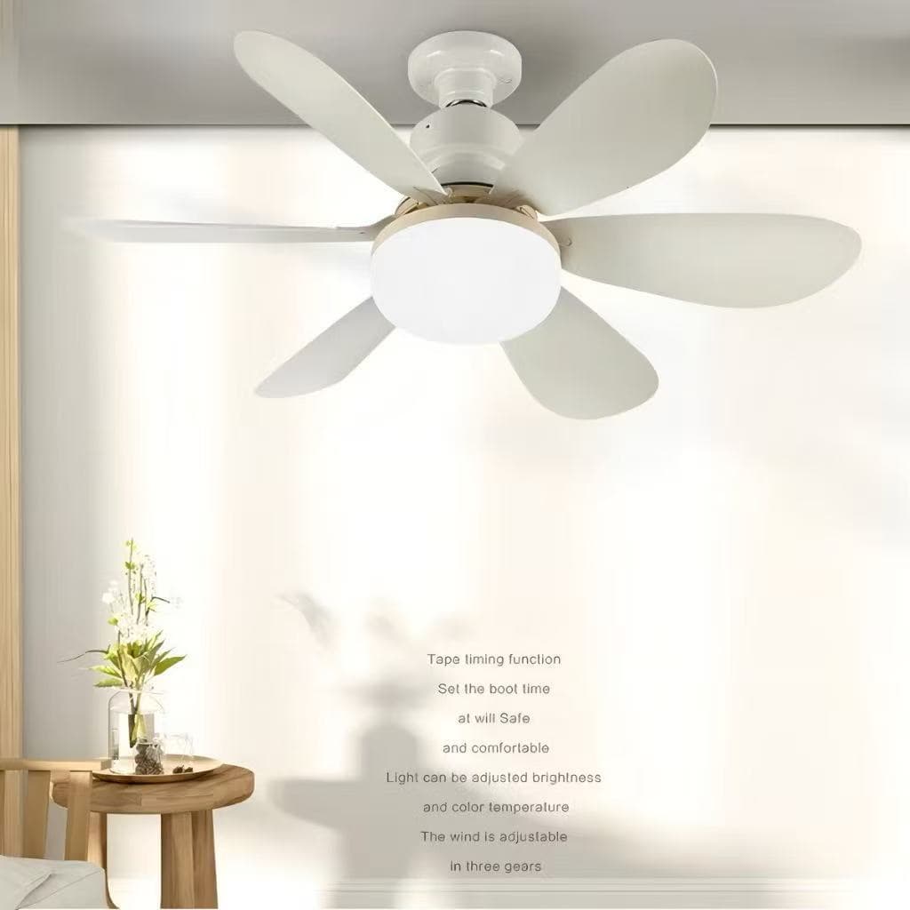 60W 6 Hélices Ventilador De Tetot Ponente Controle Remoto Lcg led Envio imediato
