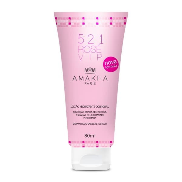 Creme Hidratante para o Corpo 521 Vip Rose 80ml | Amakha Paris