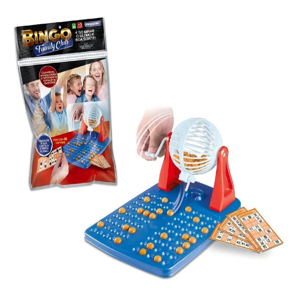 Jogo de Bingo Interativo Brinquedo Com 48 Cartelas Para Família