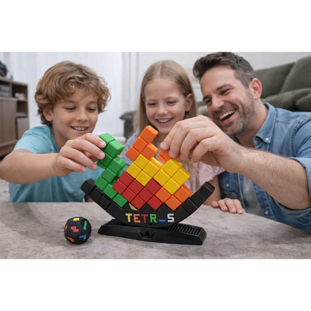 🧩 Jogo de Equilíbrio Estilo Tetris – Diversão para Toda a Família