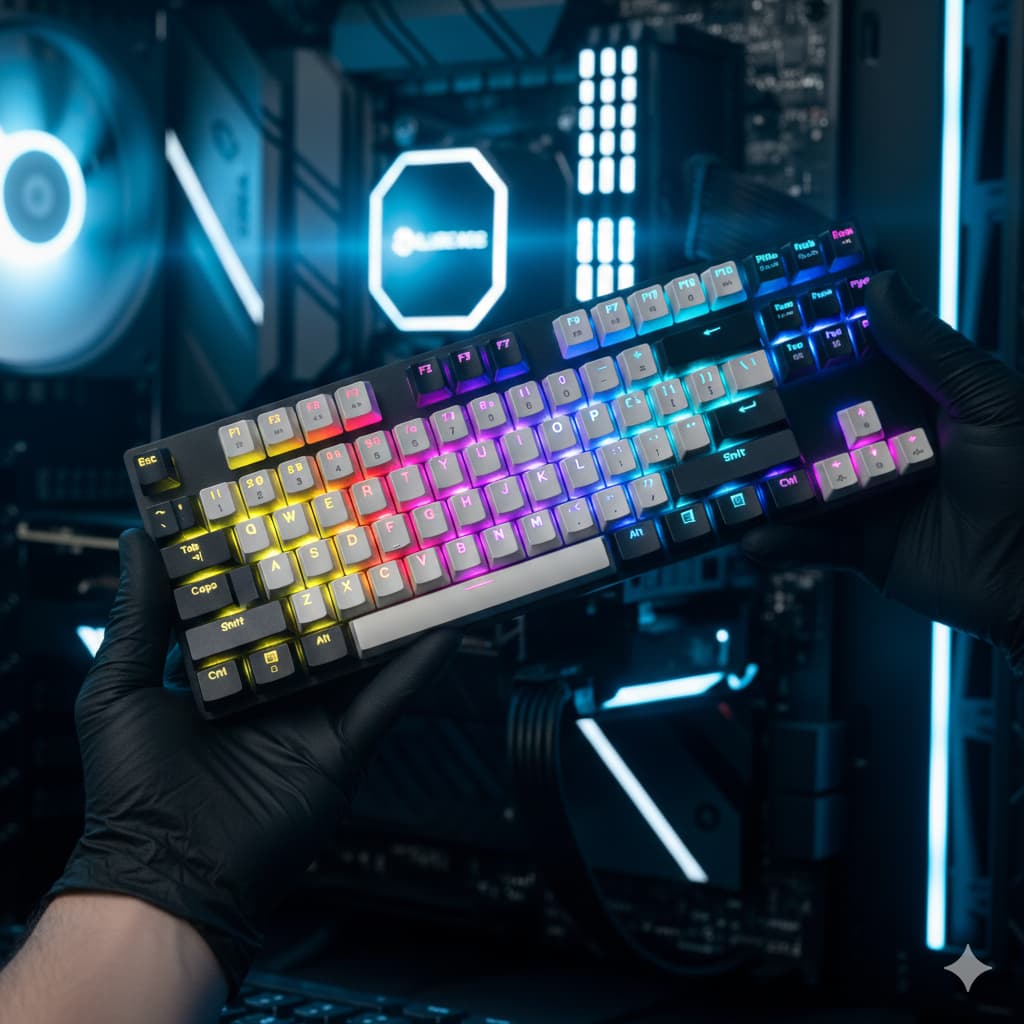 Teclado Mecânico Gamer RGB Xtrike-ME GK-989A Switch Red ANSI