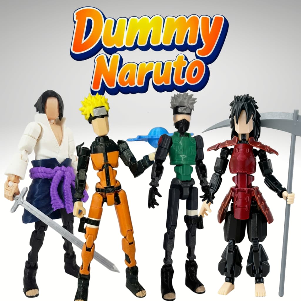 Boneco Dummy 13 Articulado - Edição Especial Inspirado Naruto