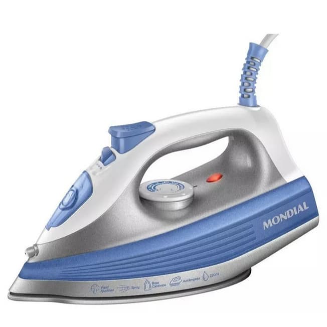 Ferro A Vapor Mondial Fvn-01-nb 1200w