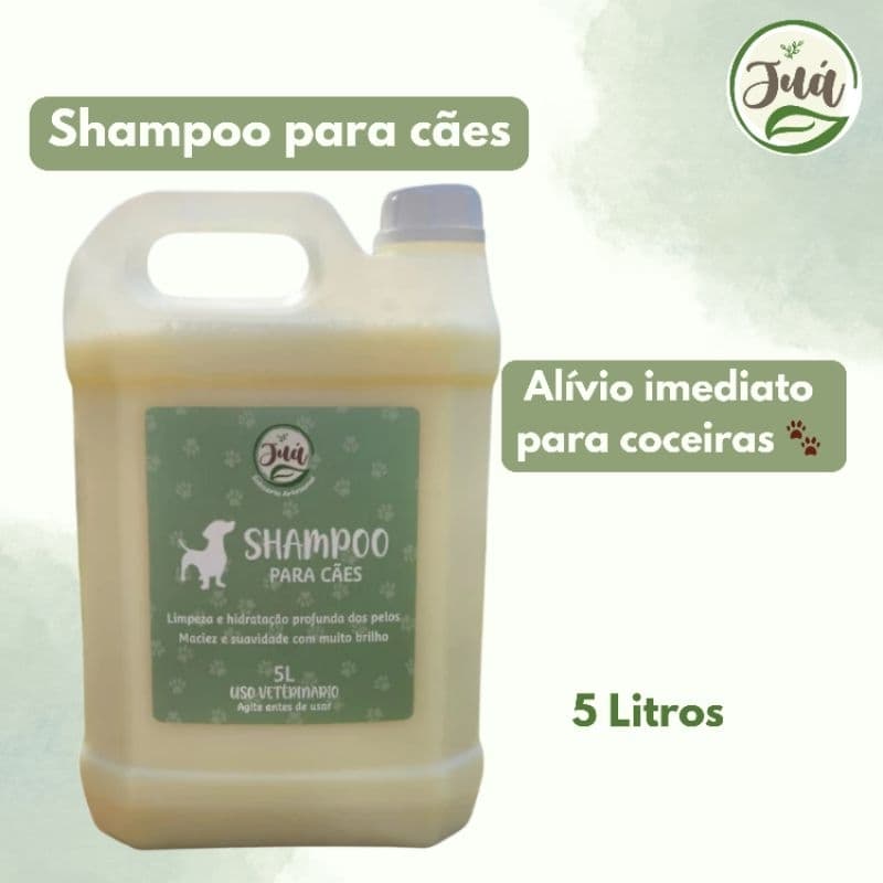 Shampoo Natural para Pets | Anticoceira – Alergias, Irritações e Pele Delicada Galão de 5 Litros