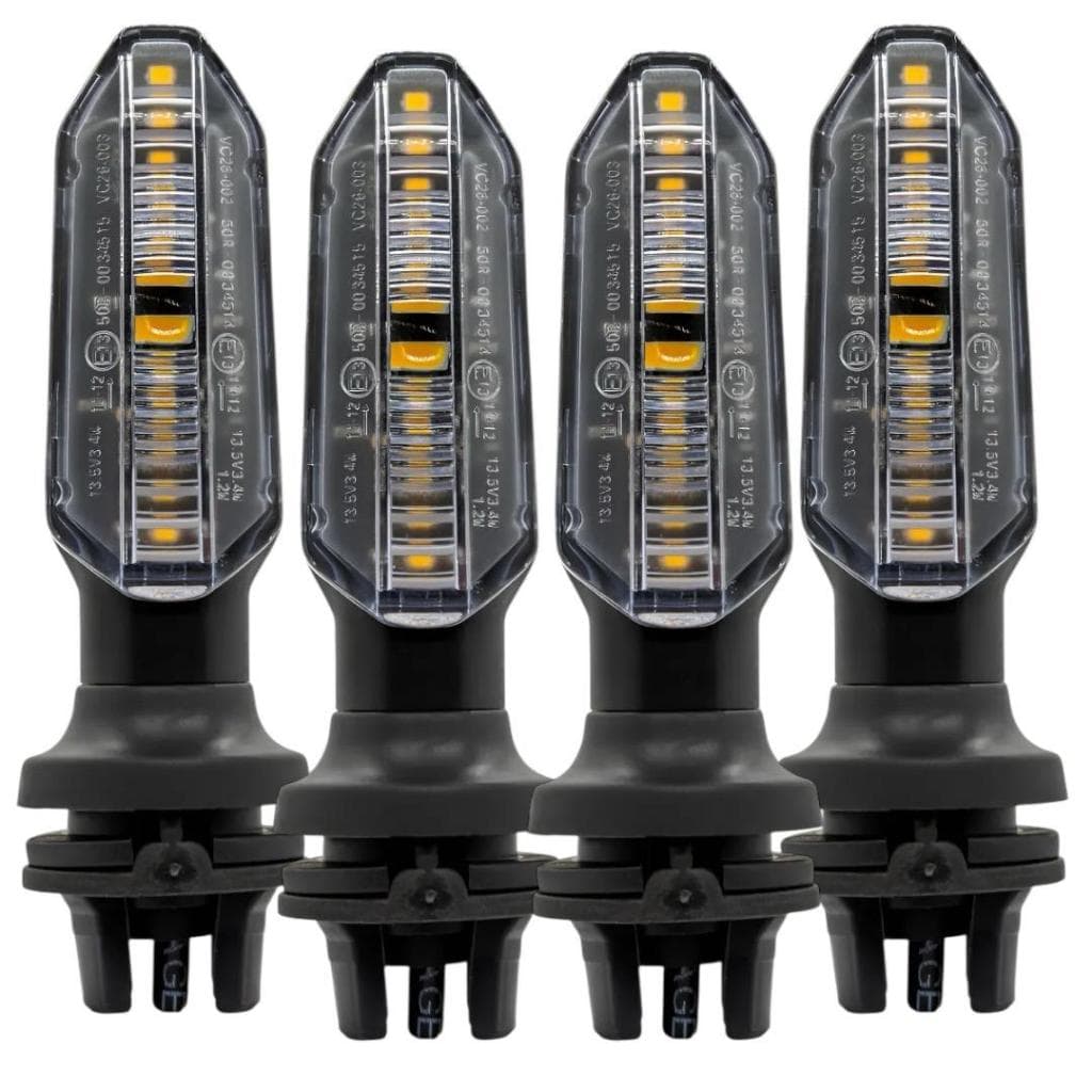 Pisca LED Cb250f Twister 2019 Moto Honda CG 125/150/160 Titan Fan | Par + Kit 4 | 12V Seta Super Brilhante Universal
