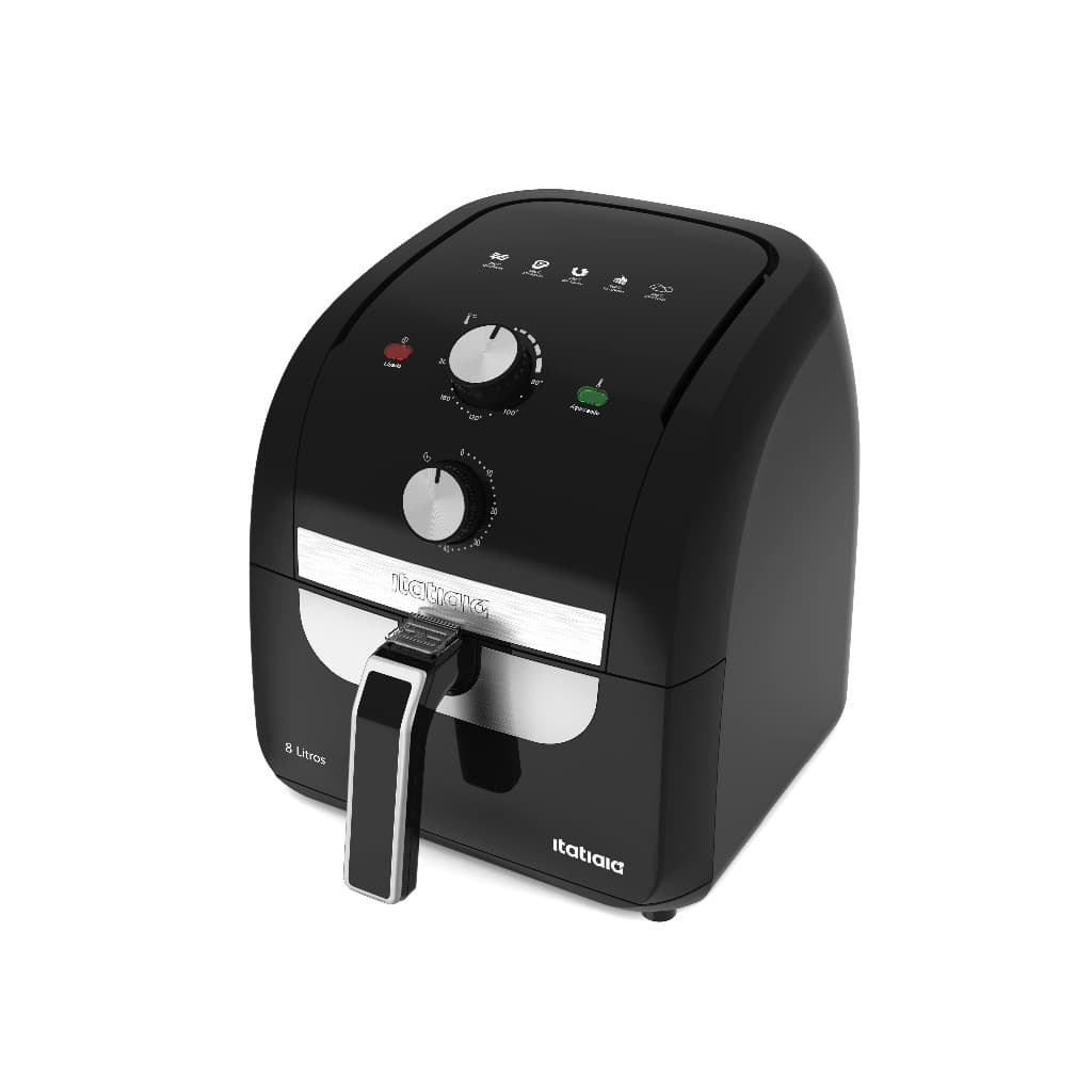 Air Fryer Forno Fritadeira Itatiaia 8L 127V Sem Óleo com Timer e Controle de Temperatura