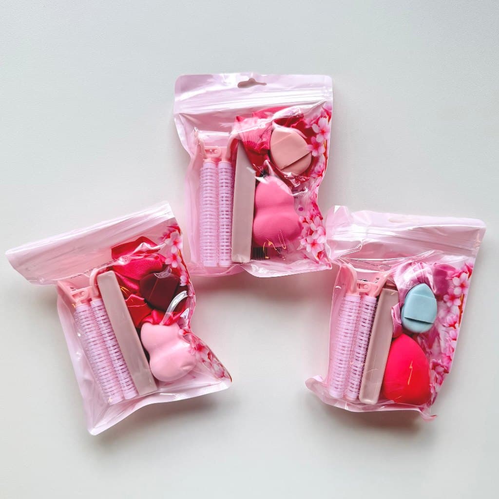 Kit Completo de Beleza Feminina 5 Ferramentas - Ideal para Viagem e Uso Diário