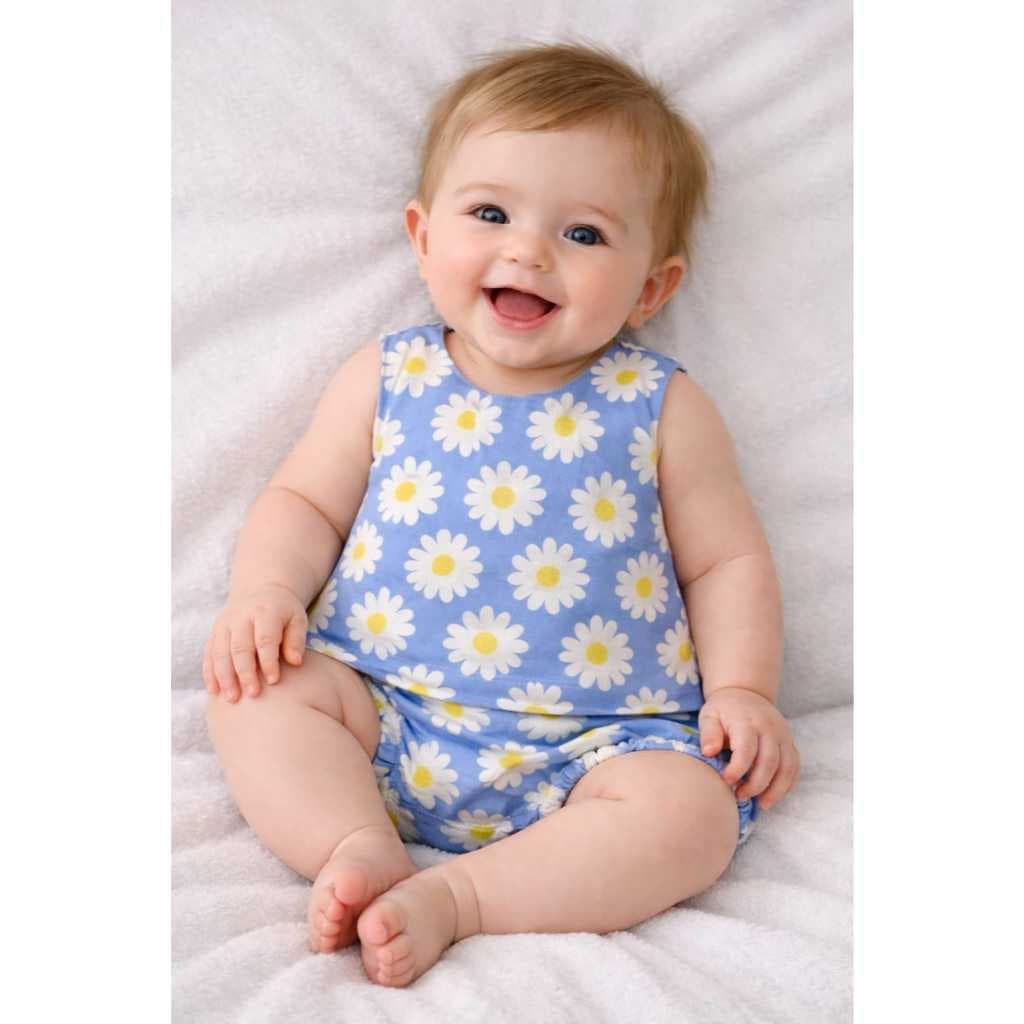 CONJUNTO REGATA  TAPA FRALDA SHORT CALCINHA CAMISA VERÃO ALGODAO UNISSEX BLUSA BLUSINHA KIT REGATA E TAPA FRALDA