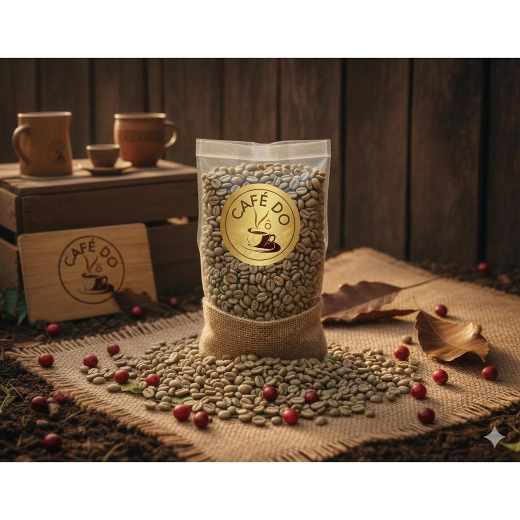 Café em grãos Cru - 100% ARÁBICA 500gr/  Grãos selecionados especiais direto do produtor