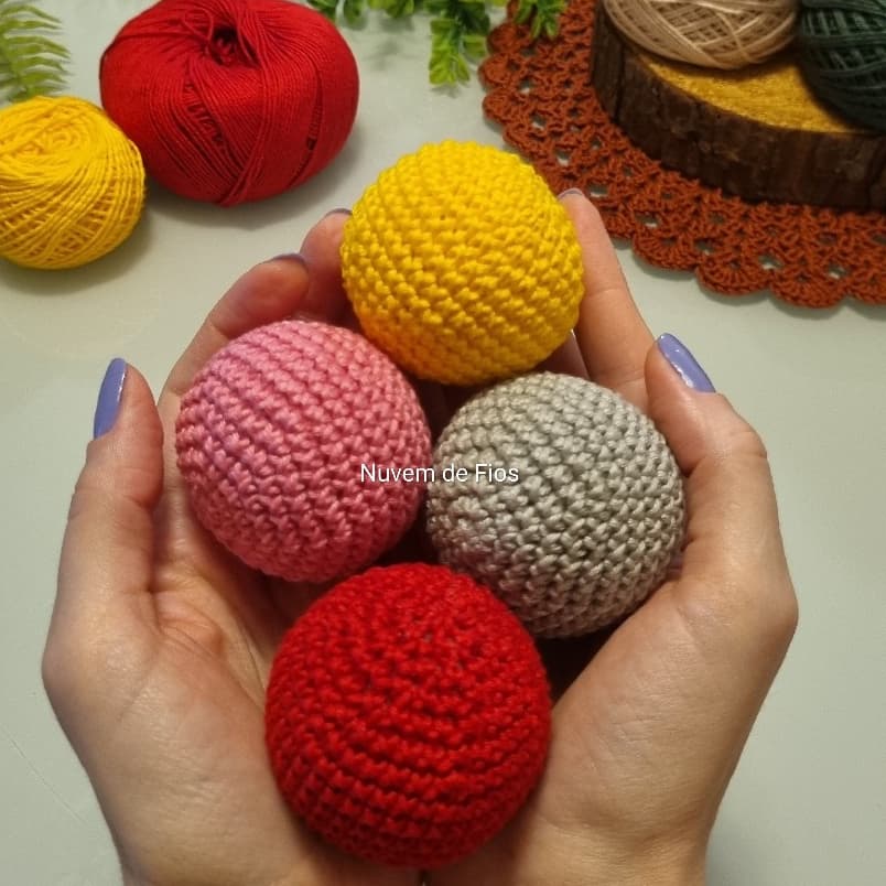 Kit Bolinhas em crochê/amigurumi - AMIG_0061