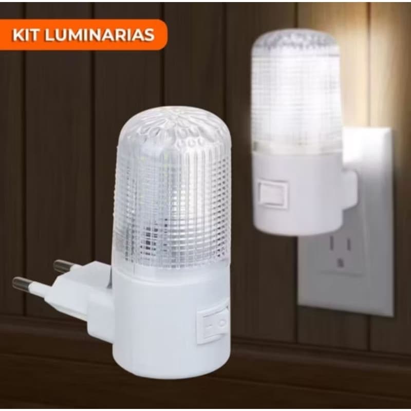 Luminária Led Noturna Tomada Bivolt Mini Abajur