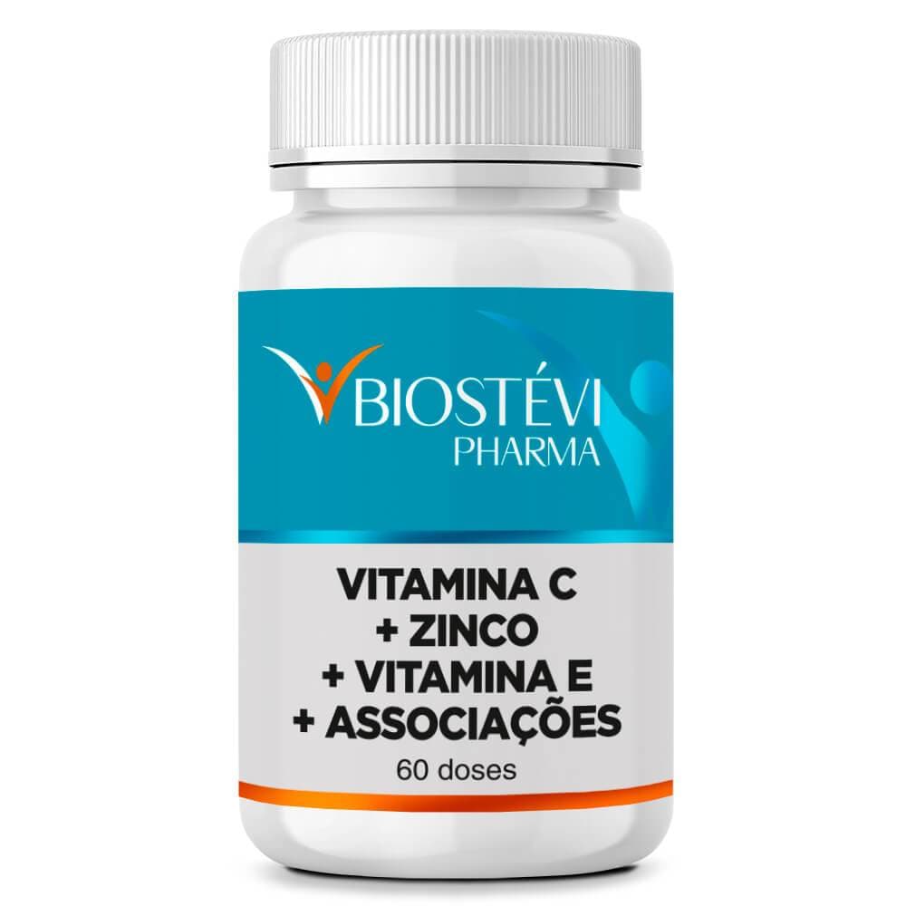 Suplemento Vitamina C 50mg + Zinco 10mg + Vitamina E 10mg + Associações 60 Doses