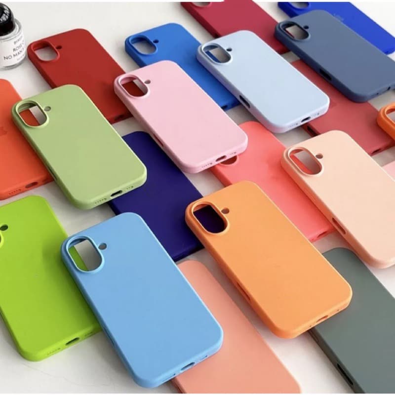 Capinha Silicone Aveludado para celular iPhon  16 / 16plus