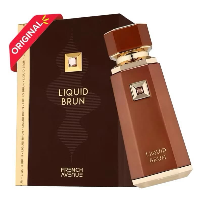 Perfume Árabe French Avenue Liquid Brun EDP 100ml Original Masculino Importado Pronta Entrega
