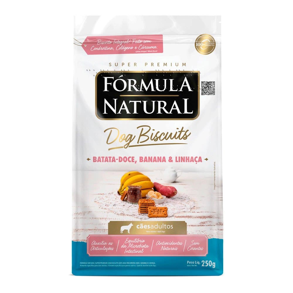 Biscoitos Dog Biscuits Cães Ad Médio Grande Batata Doce 250g