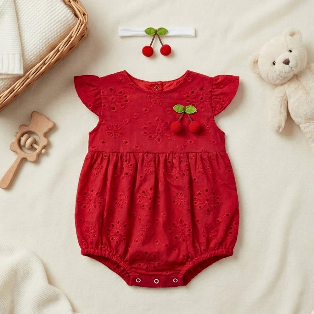 Macacao Body Bebe Menina + Tiara Brinde Macacão Curto Macaquinho Recém-Nascido Até 12 meses Várias Cores