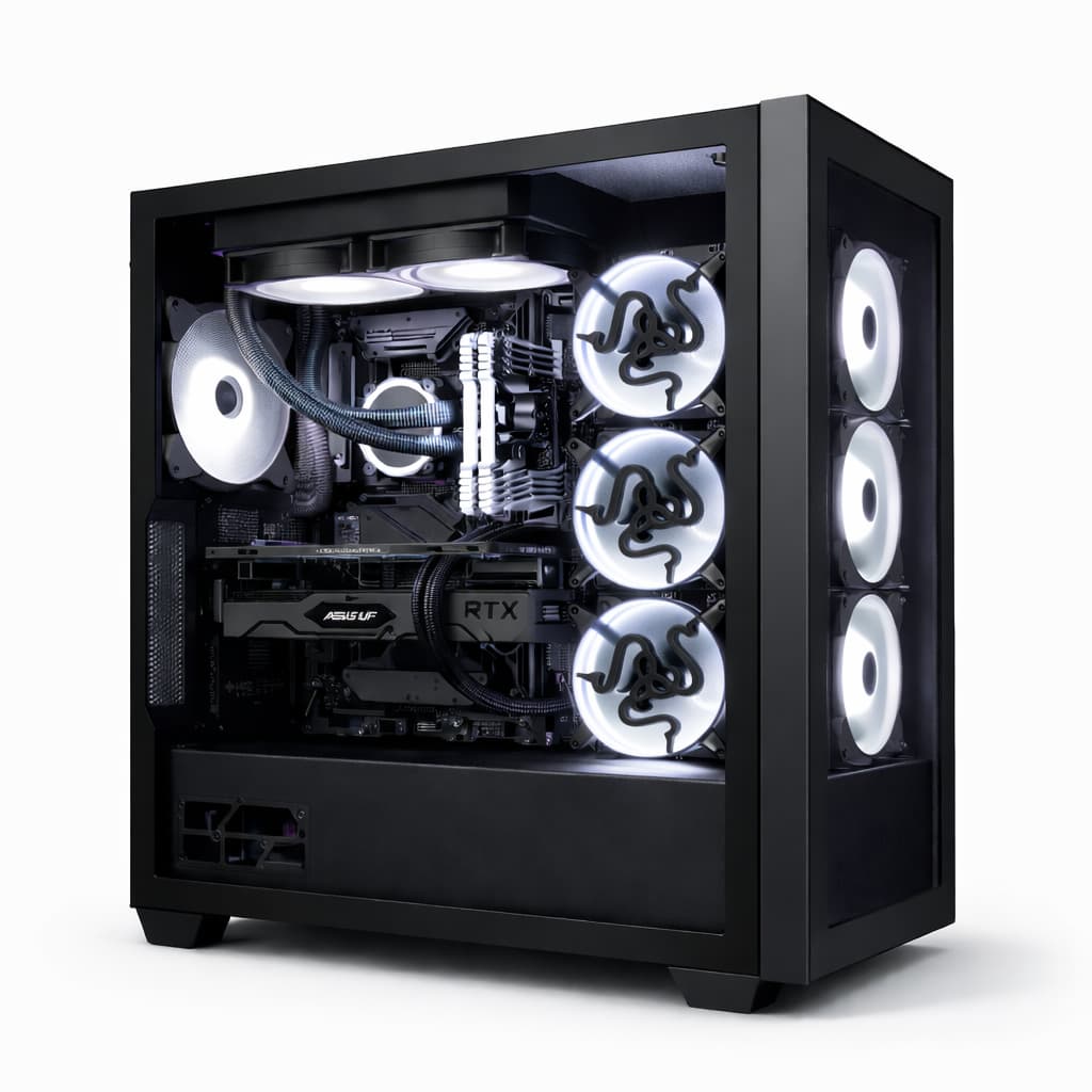 Capa Grade Fan 120mm Razer Pc Gamer Cpu Gamer Ventilador Pc