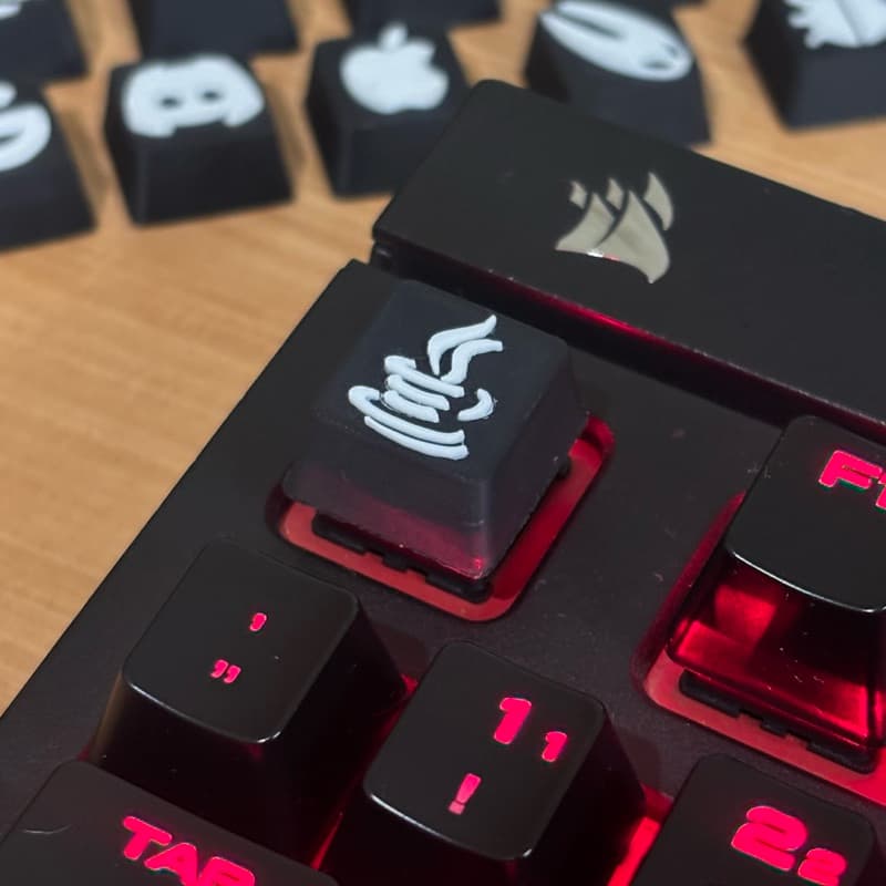 keycap java tecla para teclado mecânico