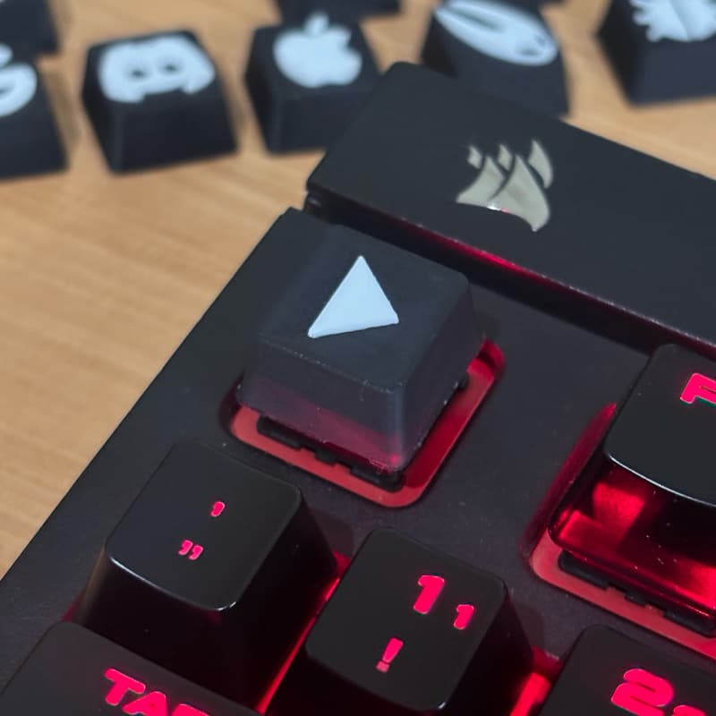 keycap play tecla para teclado mecânico