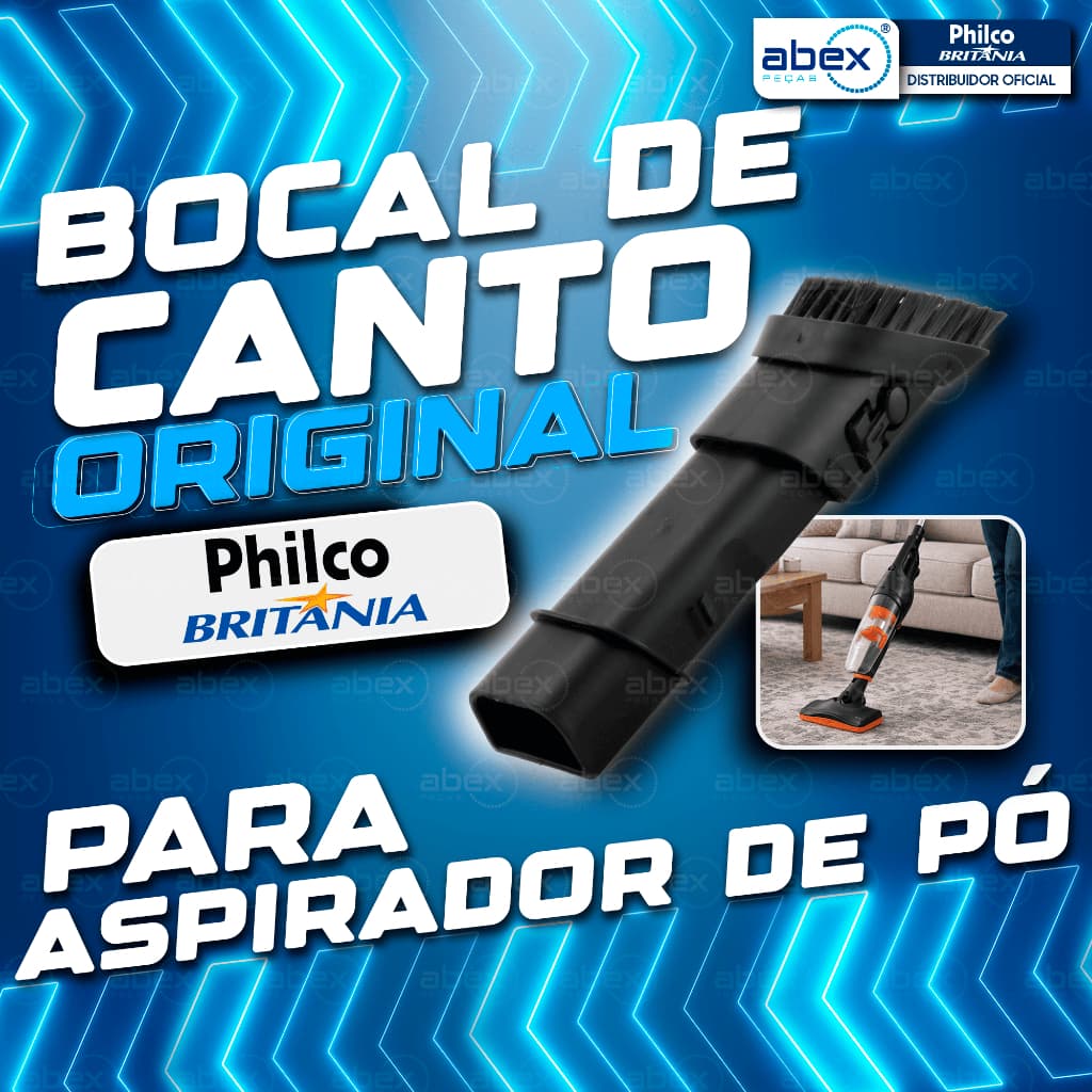 Bocal Canto Sofa Aspirador Philco Ciclone Force Pas06 1250w Preto Novo Com Nota Fiscal Original