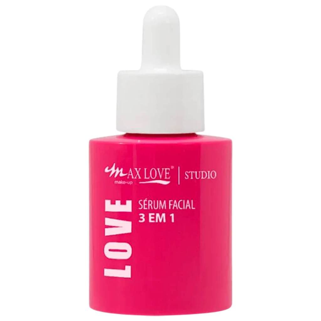 Serum 3 Em 1 Max Love Vitamina C Rosa Mosqueta Pele Hidratada Macia E Iluminada 30ml