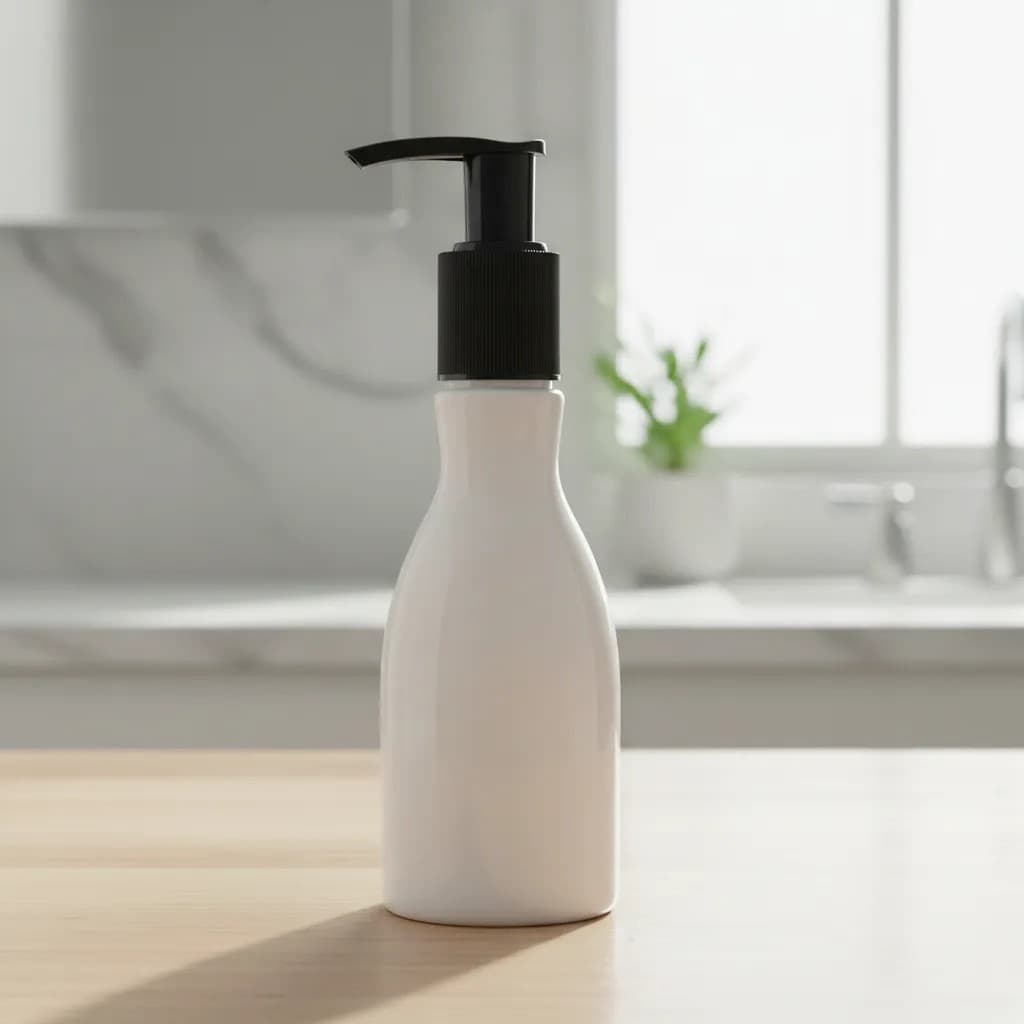 Frasco Pet Garrafinha 200ml 24/415 creme hidratante, condicionado, shampoo e Gel 200ml Com Válvula Pump