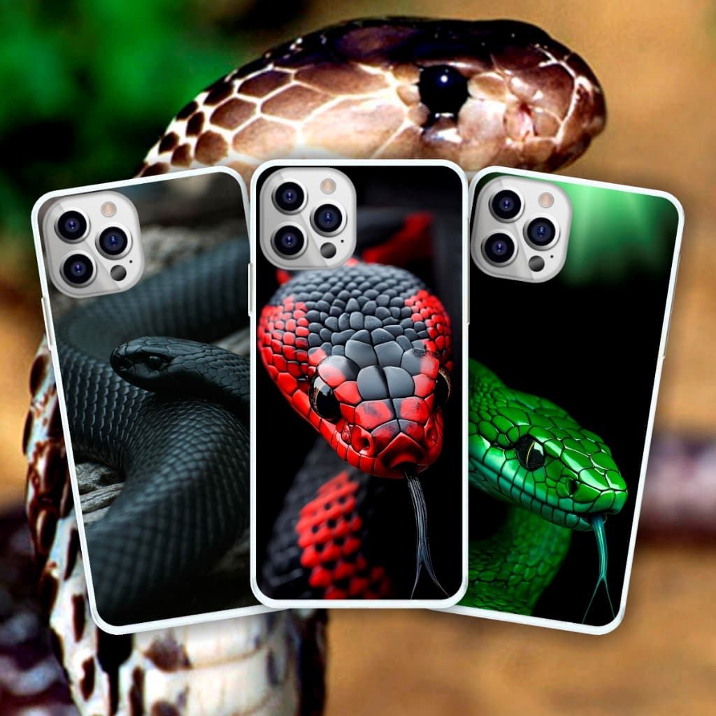 Capinha SERPENTES COBRAS ANIMAL SEPENTE COBRA Capa de Celular