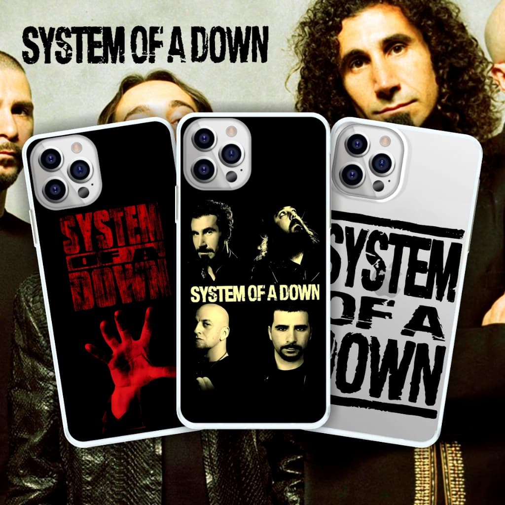Capinha SOAD SYSTEM OF A DOWN BANDA METAL BANDA Capa de Celular