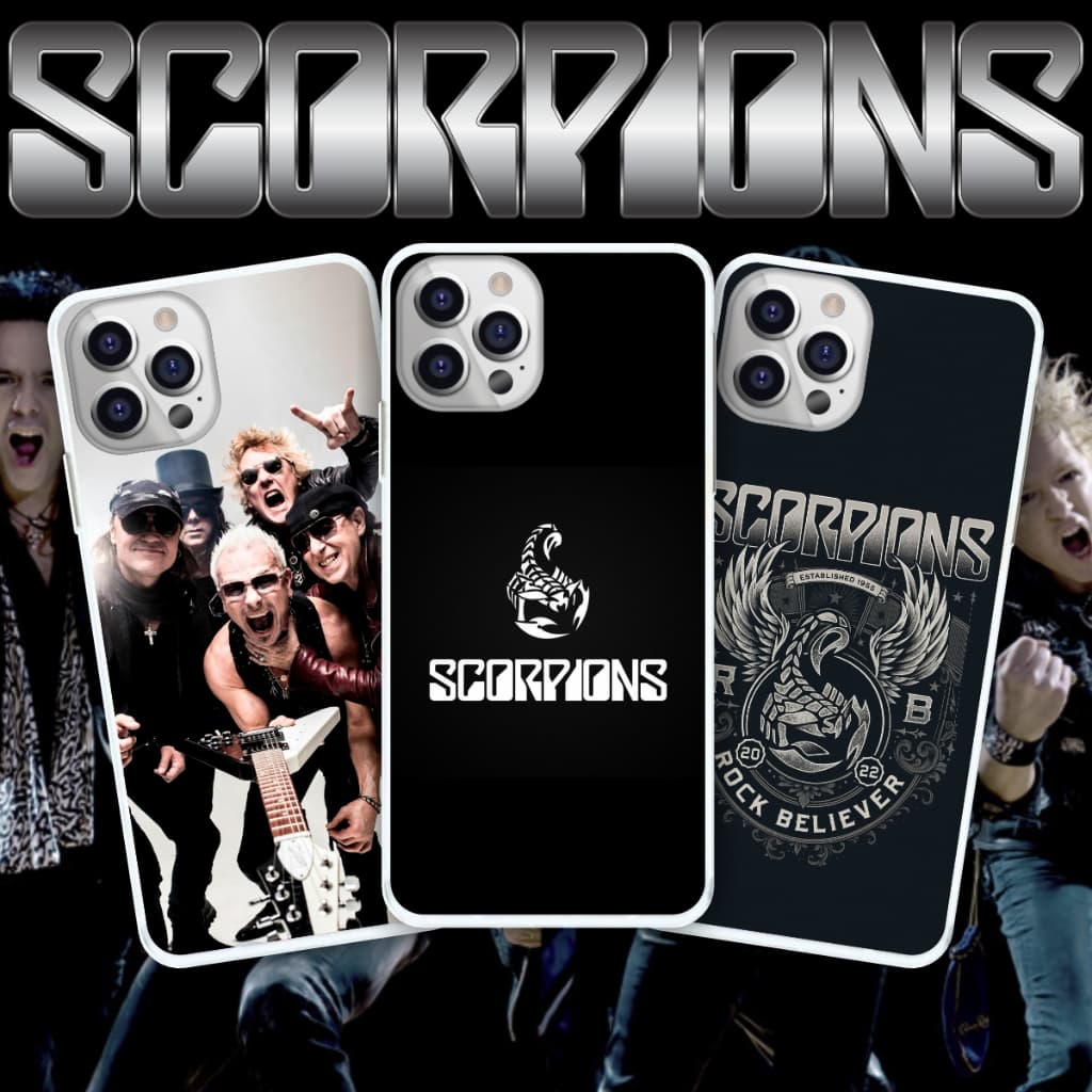 Capinha Scorpions ROCK BANDA BANDAS Capa de Celular