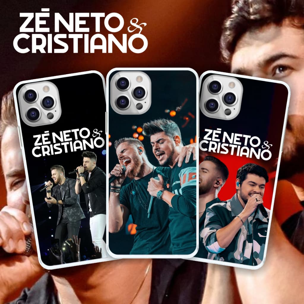 Capinha Zé Neto e Cristiano Banda Sertanejo Cantores Capinha de Celular