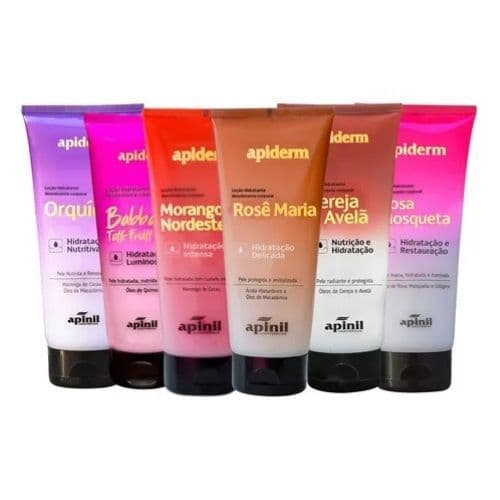 Kit 12 Loção Hidratante Corporal Apiderm Apinil Atacado Revenda - Diversas Fragrâncias