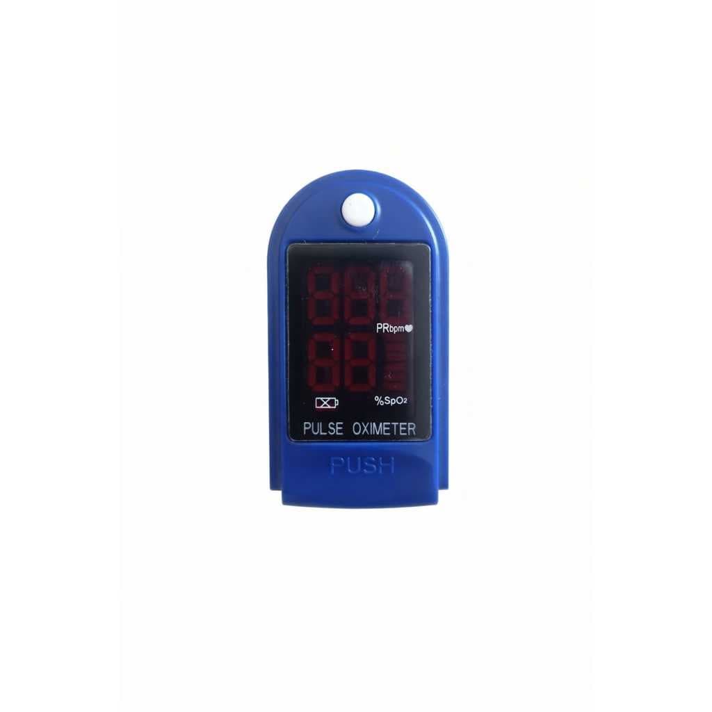 Oxímetro de Dedo Contec Montserrat CMS 50DL - Azul Escuro c/ Anvisa e Inmetro