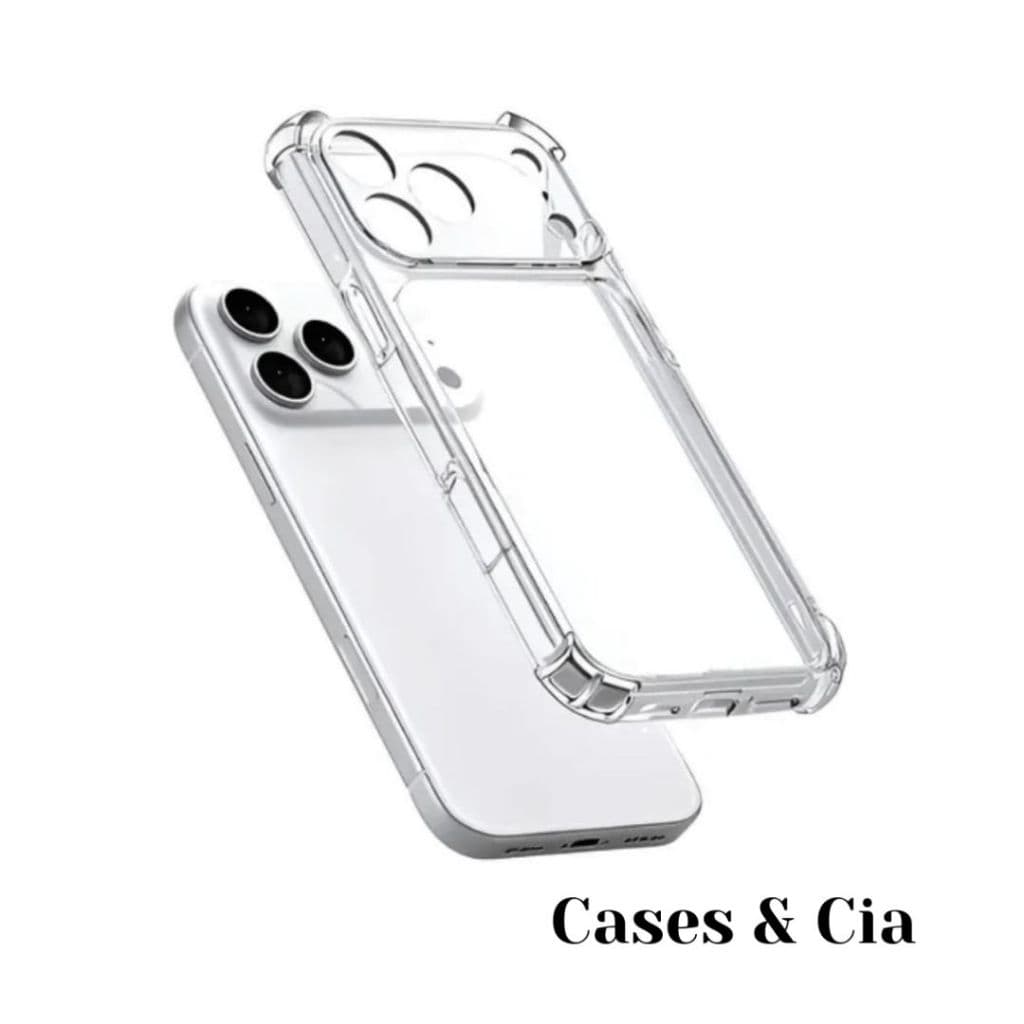 Capa Capinha Transparente Anti-Impacto Para iPhone 17 17 Air 17 Pro 17 Pro Max