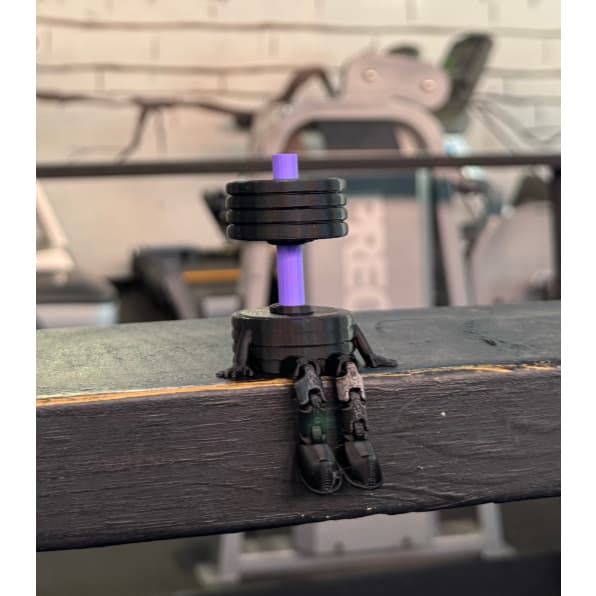 Peso ACADEMIA articulado decoração pesinho gym imediato impressão 3d halter halteres imediato