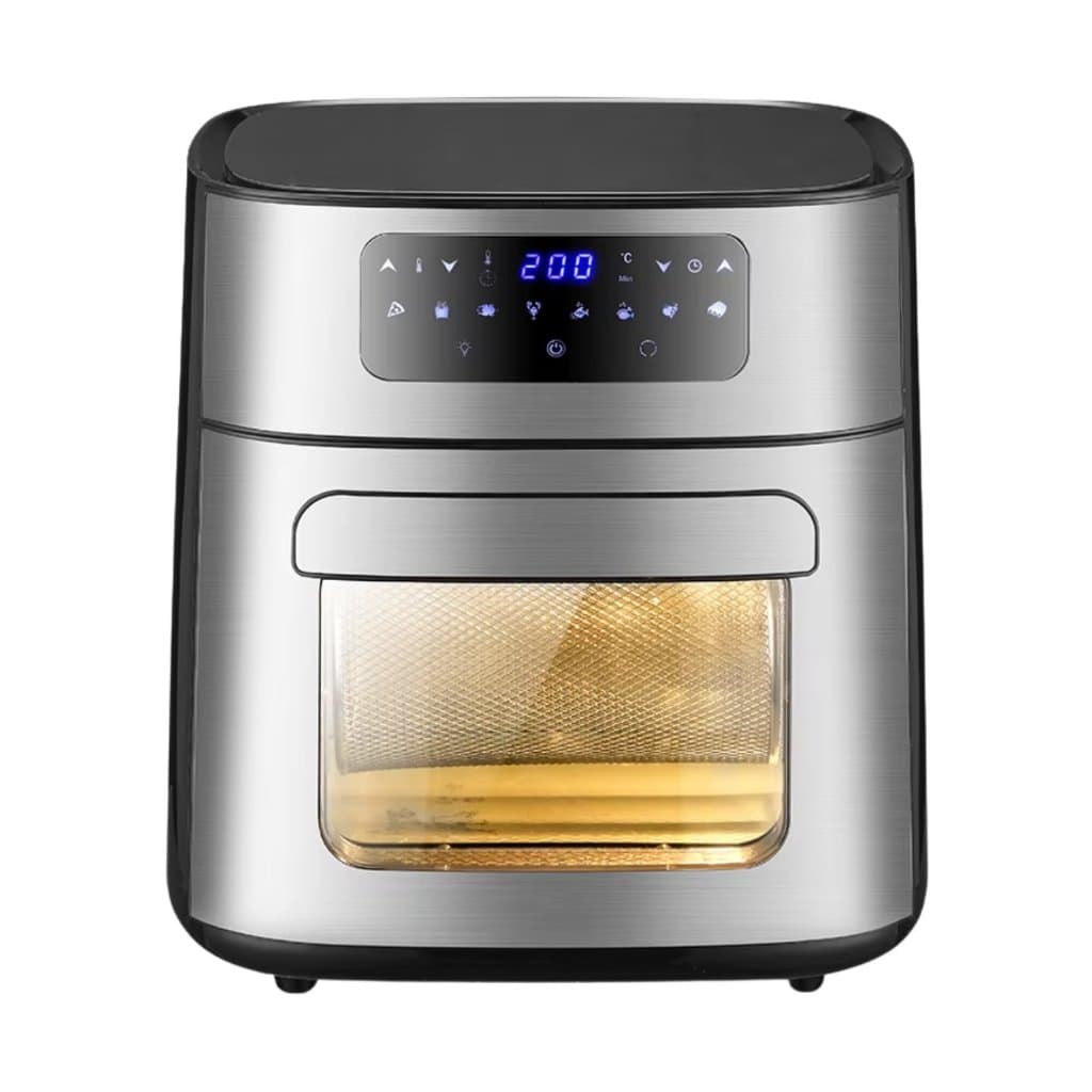 Air Fryer Digital 12L Estilo Forno 2000W Antiaderente Inox Multifuncional Grande Capacidade