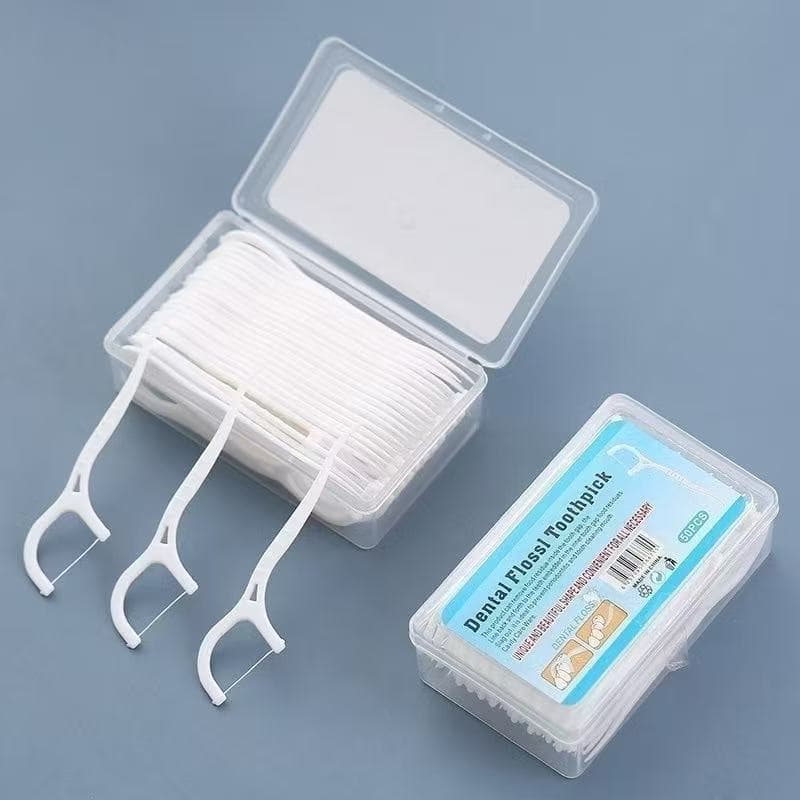 Kit com 50/100/150/200 Unidades de Fio Dental Infantil em Formato de Arco Ultra Fino para uma Limpeza Eficaz