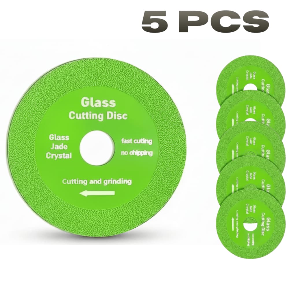 Disco para Corte/lixamento de Vidro Diamantado 100mm Mármore Piso Cerâmica Esmerilhadeira 4 Material