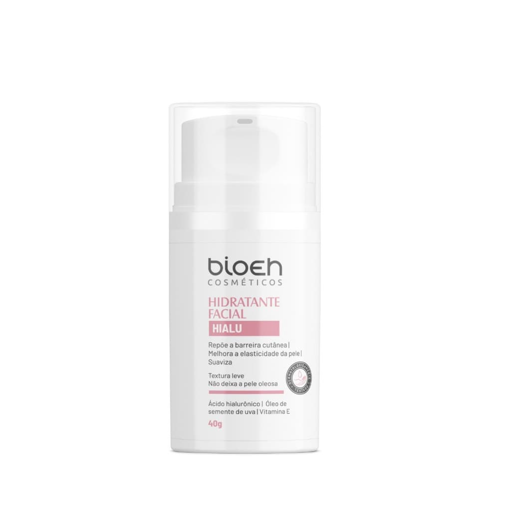 Ácido Hialurônico Bioeh + Vitamina E Óleo de Semente de Uva Hidratante Facial Anti-idade Elasticidade Pele
