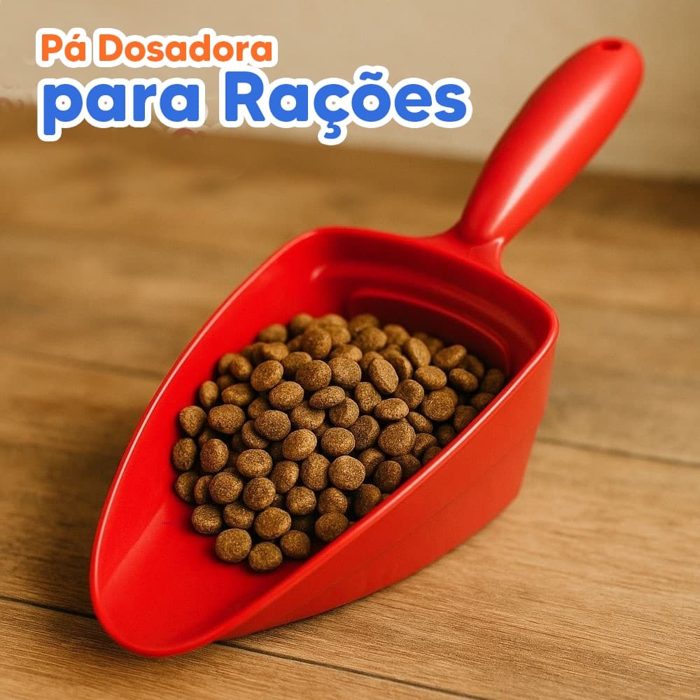 Pá Dosadora Concha Para Ração Cão Cachorro Gato 400 Gramas